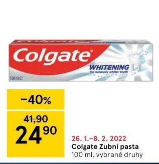 Pasty na zuby Colgate