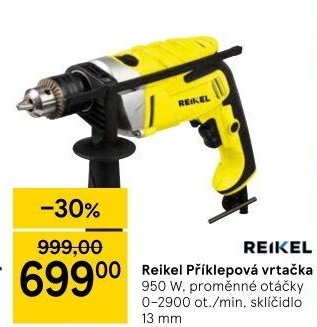 Příklepová vrtačka Reikel