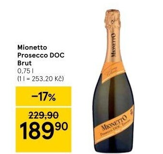 Prosecco Brut DOC Mionetto