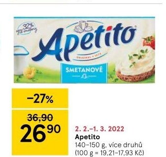 Sýr tavený Apetito