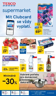 akční leták Tesco 2.2.2022-8.2.2022