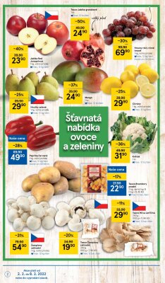 akční leták Tesco 2.2.2022-8.2.2022