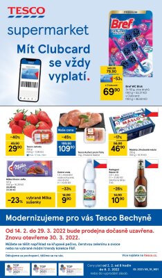 akční leták Tesco 2.2.2022-8.2.2022