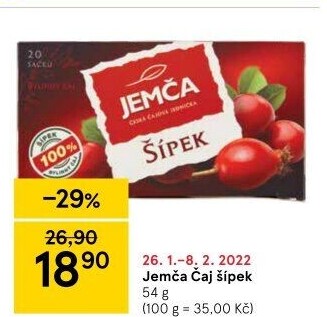 Bylinný čaj Jemča