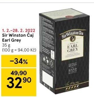 Čaj Earl Grey Sir Winston