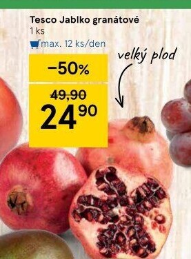Granátové jablko Tesco
