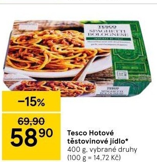 Hotová jídla Tesco