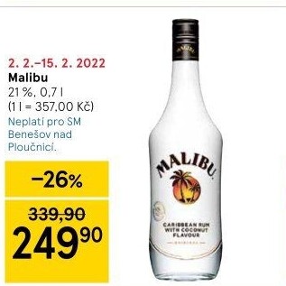 Likér Malibu