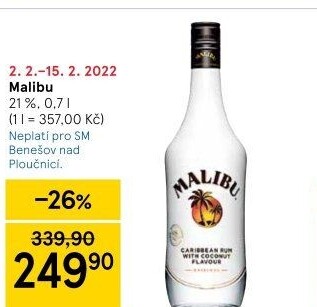 Likér Malibu