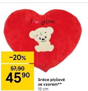 Plyšový polštářek