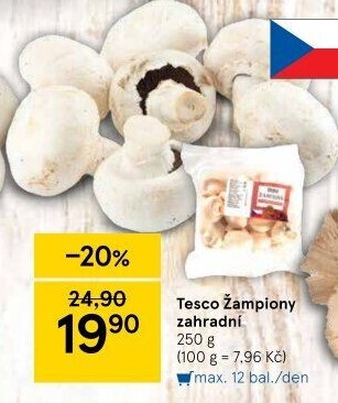 Žampiony zahradní Tesco