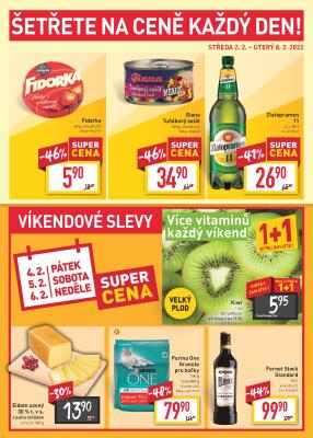 akční leták BILLA 2.2.2022-8.2.2022