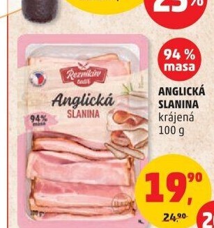 Anglická slanina Řezníkův talíř