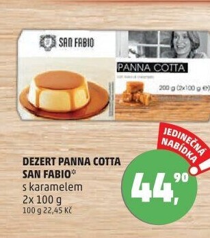Dezert Panna Cotta San Fabio
