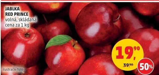 Jablka Red Prince