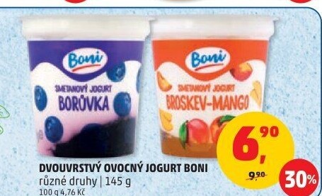 Jogurt ochucený Boni