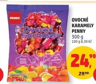 Karamelky ovocné Penny