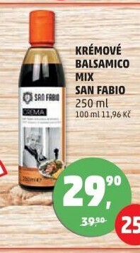 Krémový ocet balsamico San Fabio
