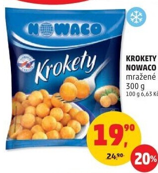 Krokety mražené Nowaco