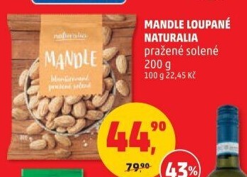 Mandle pražené Naturalia