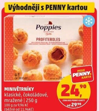 Minivětrníky mražené Poppies