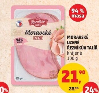 Moravské maso uzené Řezníkův talíř