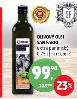 Olivový olej extra panenský San Fabio