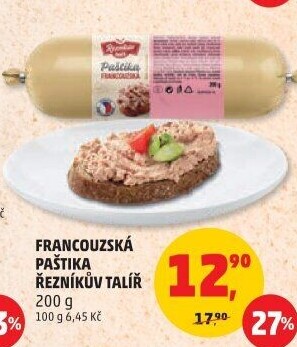 Paštika francouzská Řezníkův talíř