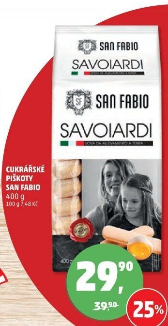 Piškoty cukrářské San Fabio