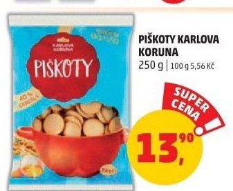 Piškoty Karlova Koruna