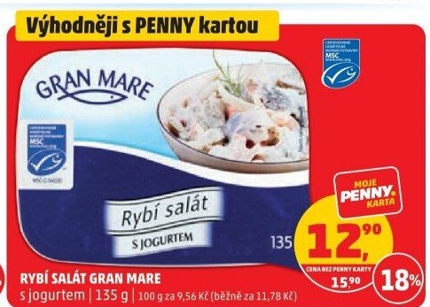 Salát rybí s jogurtem Gran Mare