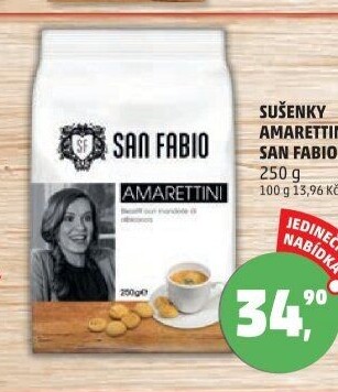 Sušenky Amarettini San Fabio