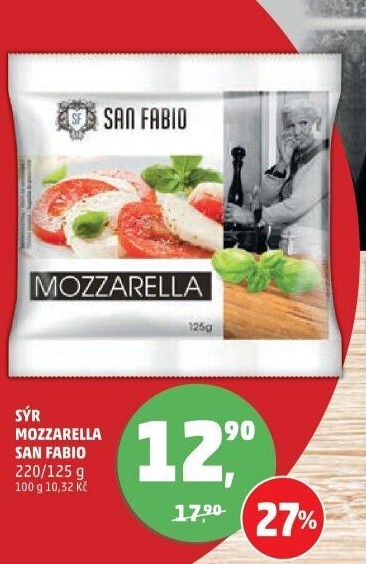 Sýr Mozzarella San Fabio
