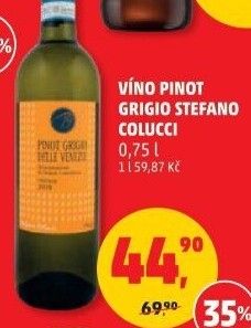 Víno Pinot Grigio Stefano Colucci