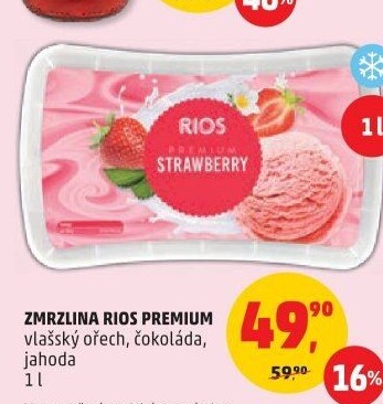 Zmrzlina ve vaničce Rios