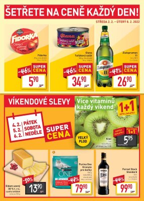 akční leták BILLA 2.2.2022-8.2.2022