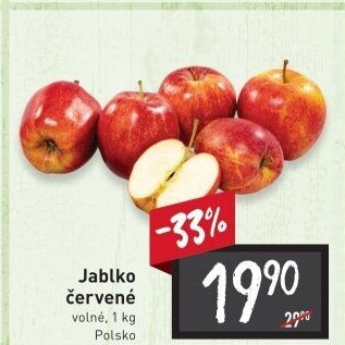 Jablka červená