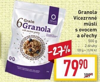 Müsli Grain granola Albee'