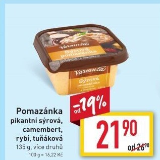 Pikantní sýrová pomazánka Varmuža