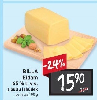 Sýr Eidam 45% Billa