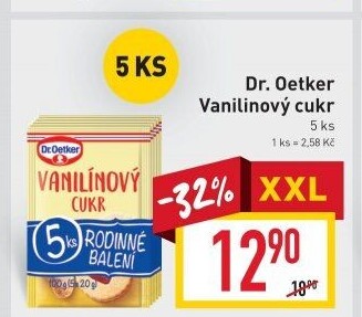 Vanilínový cukr Dr. Oetker