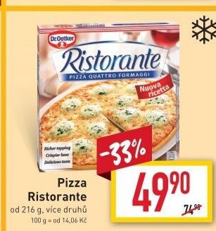 Pizza mražená Ristorante Dr. Oetker