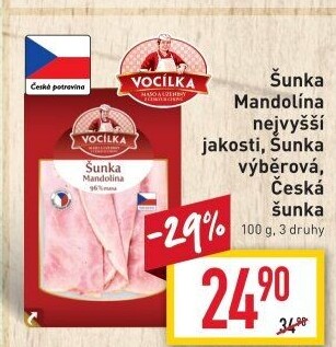 Šunka nejvyšší jakosti Mandolína Vocílka