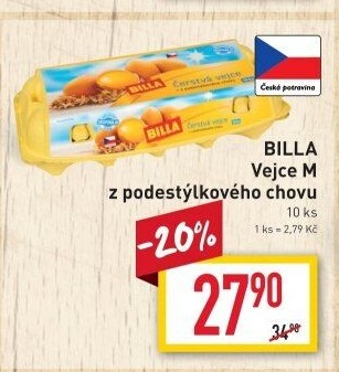 Vejce z podestýlky M Billa