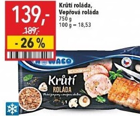 Krůtí roláda mražená Nowaco