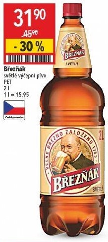 Pivo světlé výčepní 10° Březňák