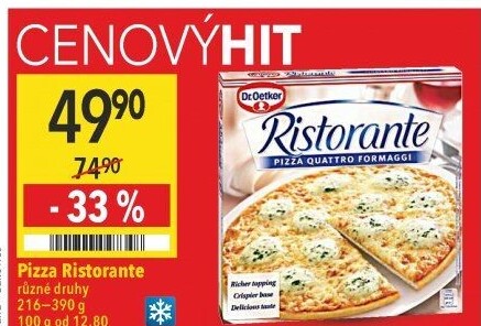 Pizza mražená Ristorante Dr. Oetker