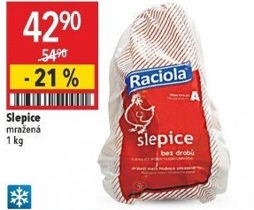 Slepice mražená Raciola