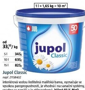 Barva Jupol Classic JUB