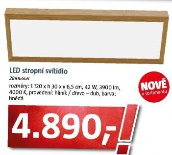 LED stropní svítidlo Quadra